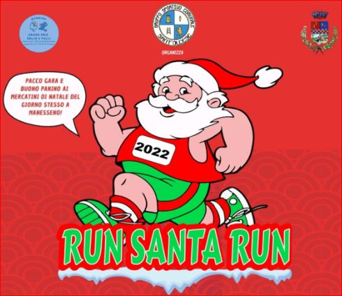 Run Santa Run: a Manesseno un gran finale per il Gp delle 2 Valli